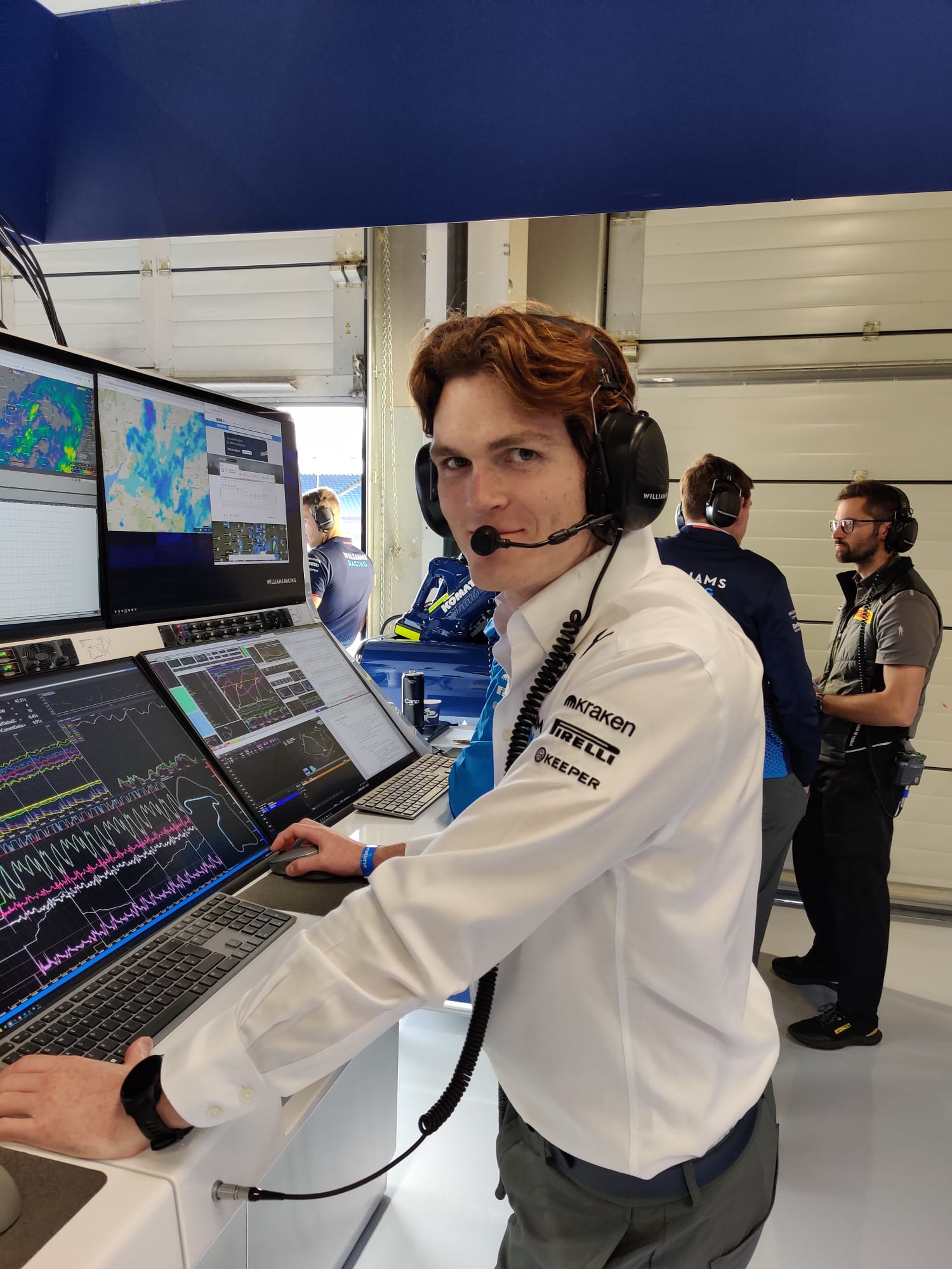Gus at Williams Racing